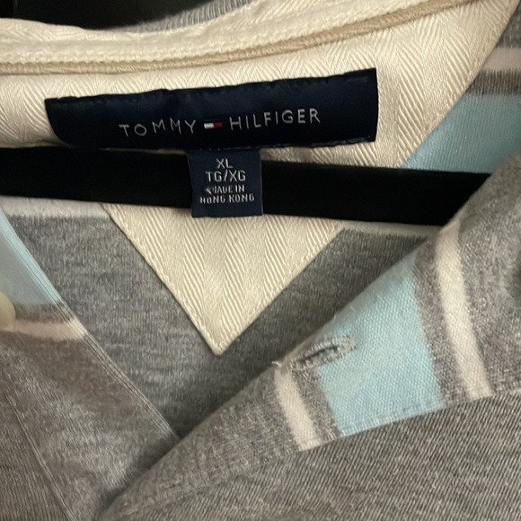 Grey and blue tommy hildiger polo - Picture 2 of 4